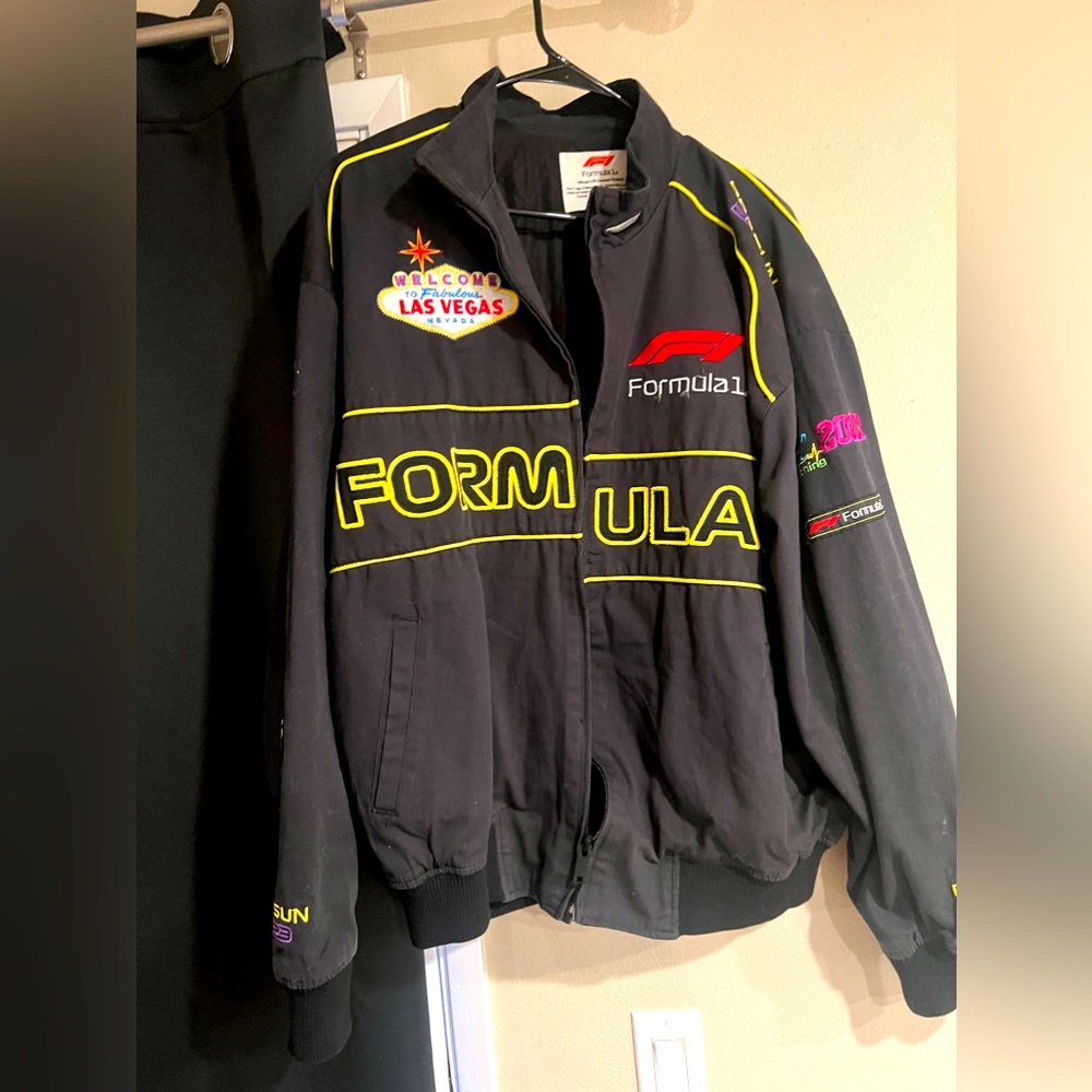 Pacsun Formula 1 Bomber Jacket 
Size Large oversized fit 
Worn twice
